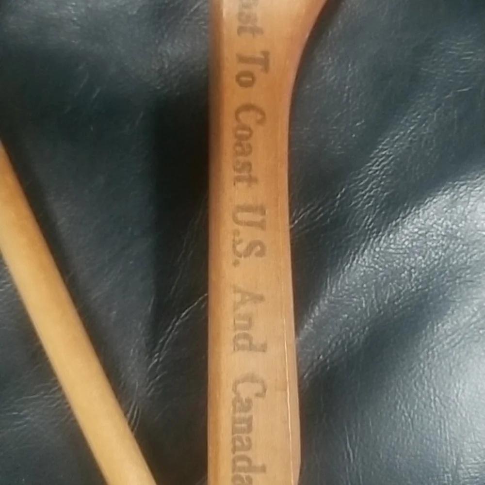 Vintage Sheraton Hotels Wooden Clothes Hanger 